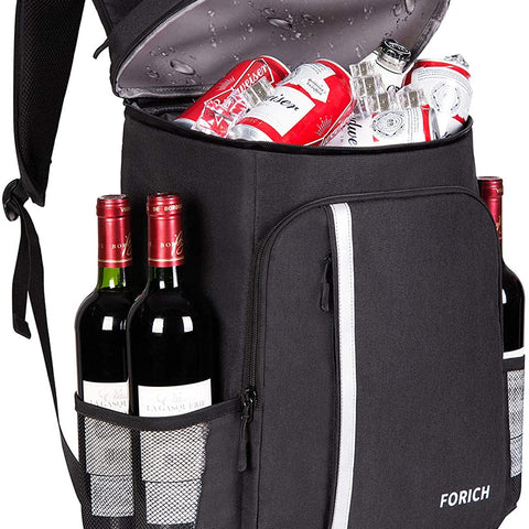 Backpack Cooler Leakproof Insulated Waterproof Backpack Cooler Bag, Lightweight Soft Beach Cooler Backpack for Men Women to Work Lunch Picnics Camping Hiking, 30 Cans