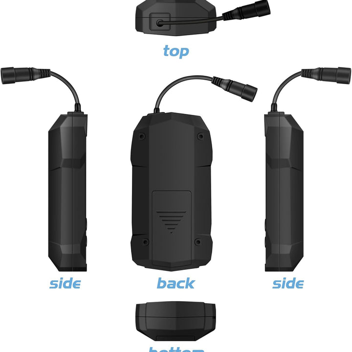 Portable Water Fish Finder Transducer Wired Handheld Depth Finder Sonar LCD Display Fish Finders Kayak FF068