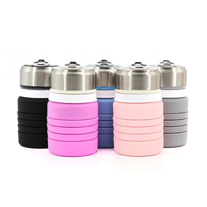 Collapsible Silicone Water Bottle and Cup