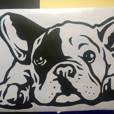 French Bulldog Wall Decal Decorative Wall Art (DW186)