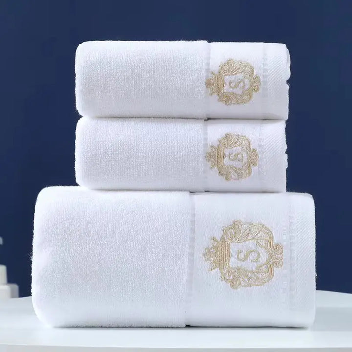 3 Pcs Ultra-Soft Cotton Bath Towel Set for Home