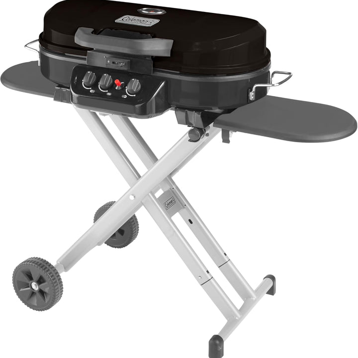 Roadtrip 285 Portable Stand-Up Propane Grill with 3 Adjustable Burners & Instastart Ignition, 20,000 Btus of Power for Outdoor Cooking, Camping, Tailgating, Grilling, Bbqs, & More