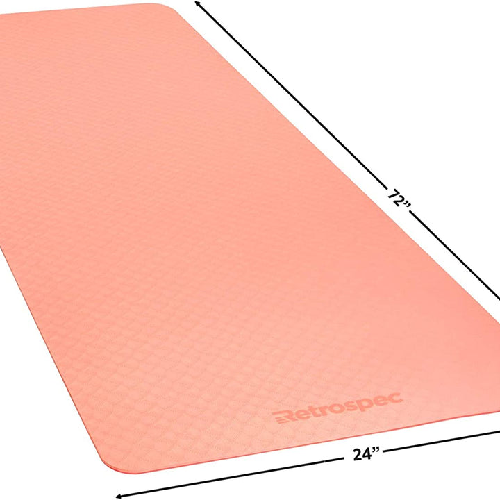 Zuma Yoga Mat for Men & Women - Outdoor & Indoor Non Slip Exercise Mat for Hot Yoga, Pilates, Stretching Floor & Fitness Workouts 6Mm Easy to Clean