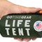 Survival Life Tent • 2 Person Mylar Emergency Shelter Tube Tent + Paracord • All-Weather Protection for Camping, Hiking, & Survival Kits • Includes Emergency Whistle