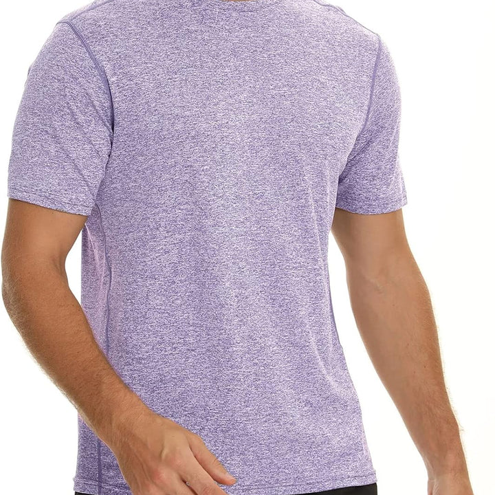 Mens Shirt Workout Running 2 Pack or 1 Pack Sports Short Sleeve Moisture Wicking Quick Dry Gym T Shirts