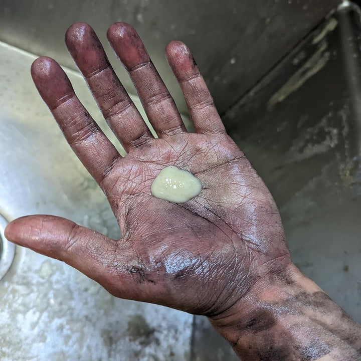 Permatex 25217 Pumice Lotion, Heavy Duty Hand Cleaner, Natural Citrus Scent, Waterless Cleaner for Mechanics, Strong Grease Fighter, 1/2 Gallon, Orange, 64 Fl Oz (Pack of 1)