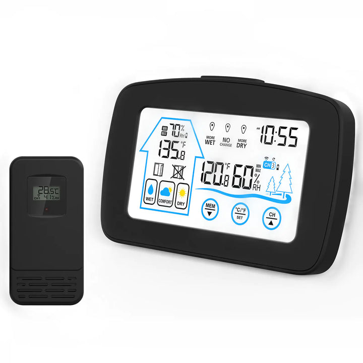 Digital Weather Station with LCD Display and Wireless Sensor