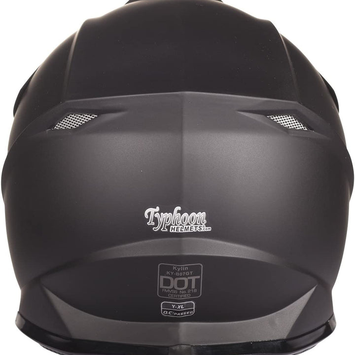 Typhoon Youth Kids Offroad Gear Combo Helmet Gloves Goggles DOT Motocross ATV Dirt Bike MX Motorcycle