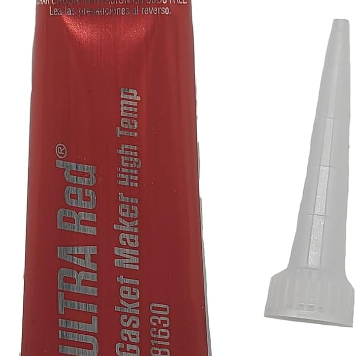 81630 Ultra Red High Temperature Gasket Maker, 3 Oz