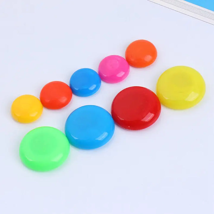 Magnetic Whiteboard Clips - 30mm Colorful Round Pins