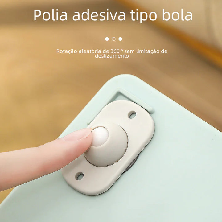 Universal Rolling Ball Casters for Storage Boxes