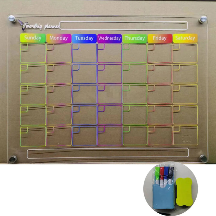 AITEE Magnetic Dry Erase Calendar for Refrigerator