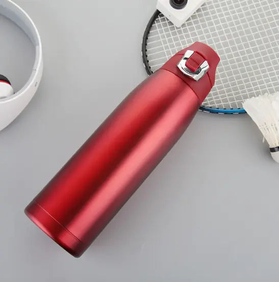 Vacuum Sports Water Bottle - Stainless Steel Insulated