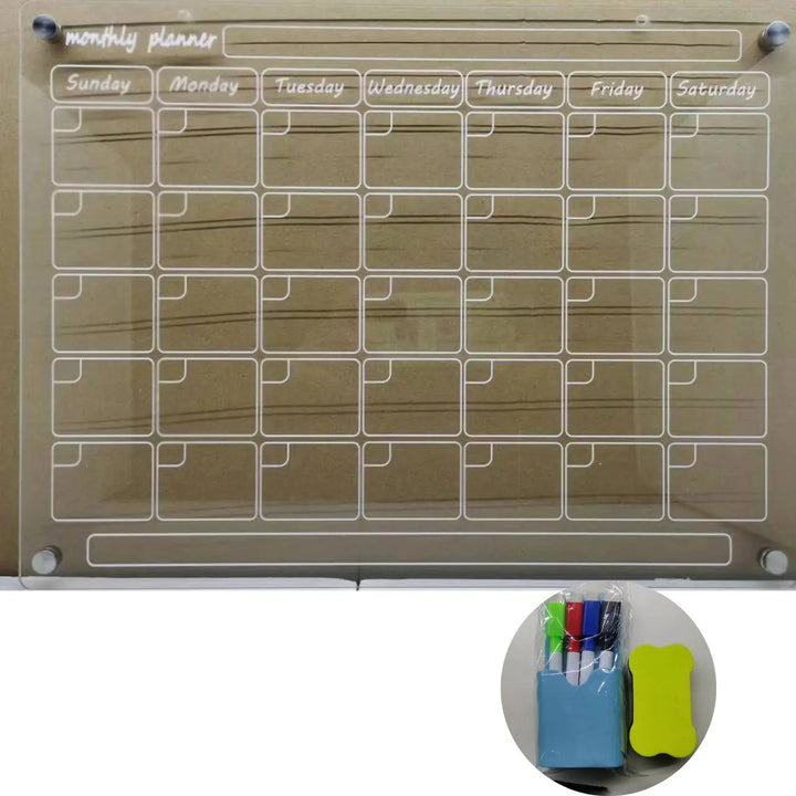 AITEE Magnetic Dry Erase Calendar for Refrigerator