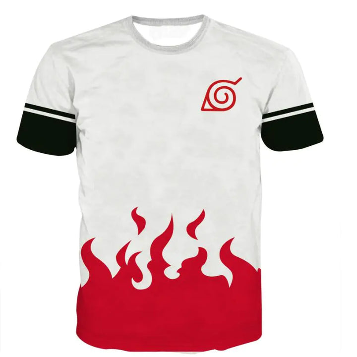 Fashionable Naruto Printed Short Sleeve Shirt