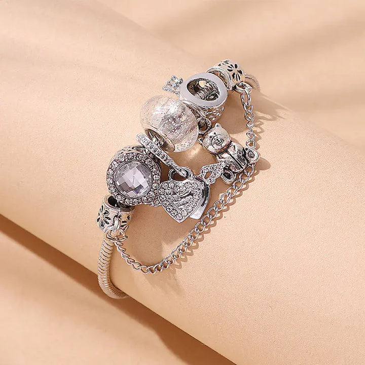 Glass Rhinestone Beads for Hand-String Ornaments