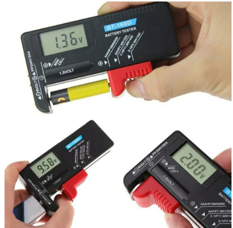 Battery Capacity and Voltage Tester Meter