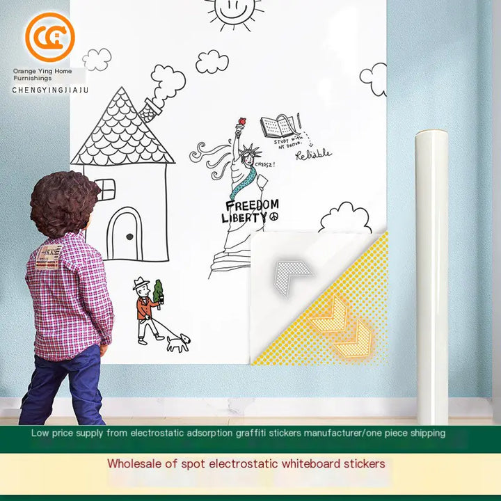 Removable Eco-Friendly Whiteboard Wall Stickers