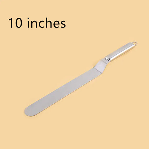 Curved Stainless Steel Cake Spatula