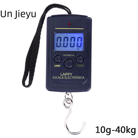 Portable 40KG Luggage Scale with Hook for Fishing