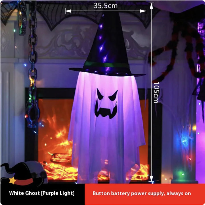 Glowing Scream Ghost Decor
