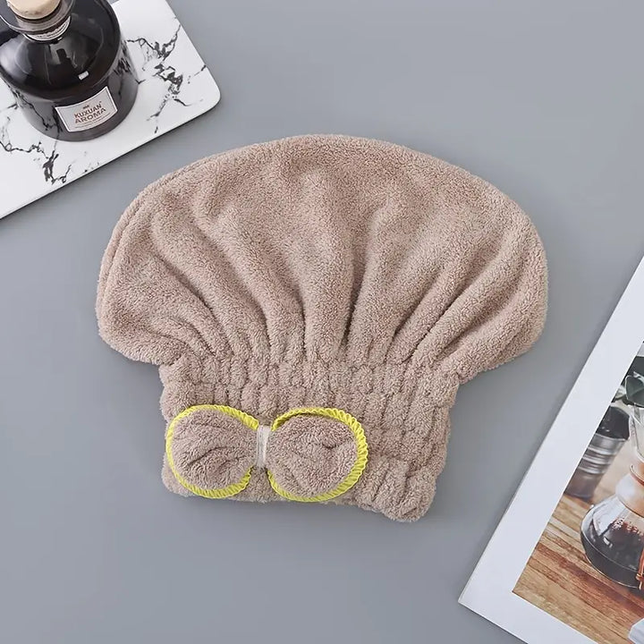 Microfiber Quick-Dry Hair Turban for Women (1pc)