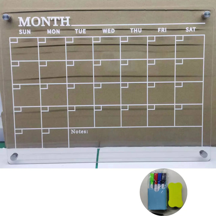 AITEE Magnetic Dry Erase Calendar for Refrigerator