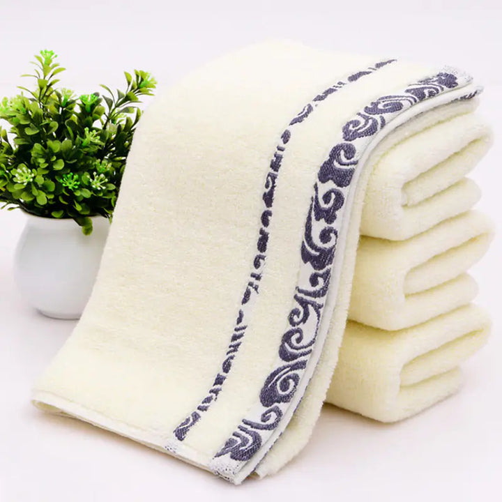 Solid Color Embroidered Men's Towels & Bathrobes