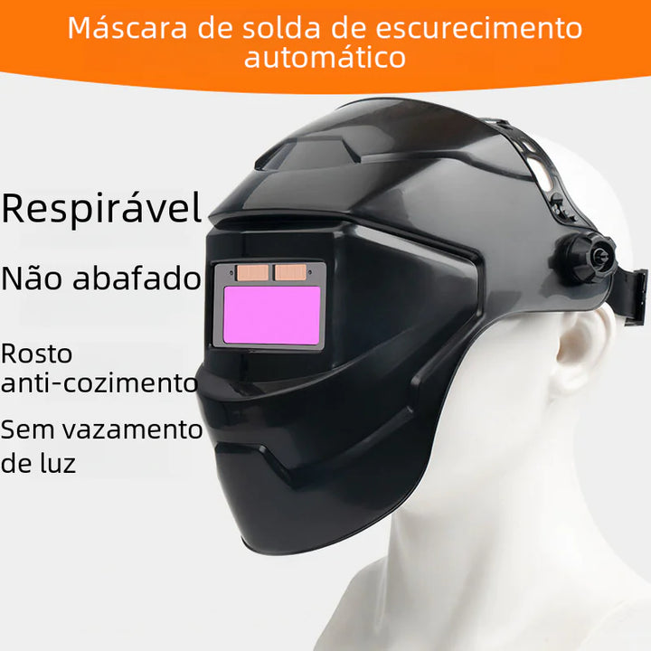 Solar Auto-Dimming Welding Helmet for Arc Welding