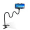 Lakibebie Lazy Bracket Universal 360 Degree Rotation Flexible Long Arms Gooseneck Cell Phone Holder Adjustable Clamp Clip Desktop Bed Mobile Phone Stand for Bedroom Office Kitchen (Black)