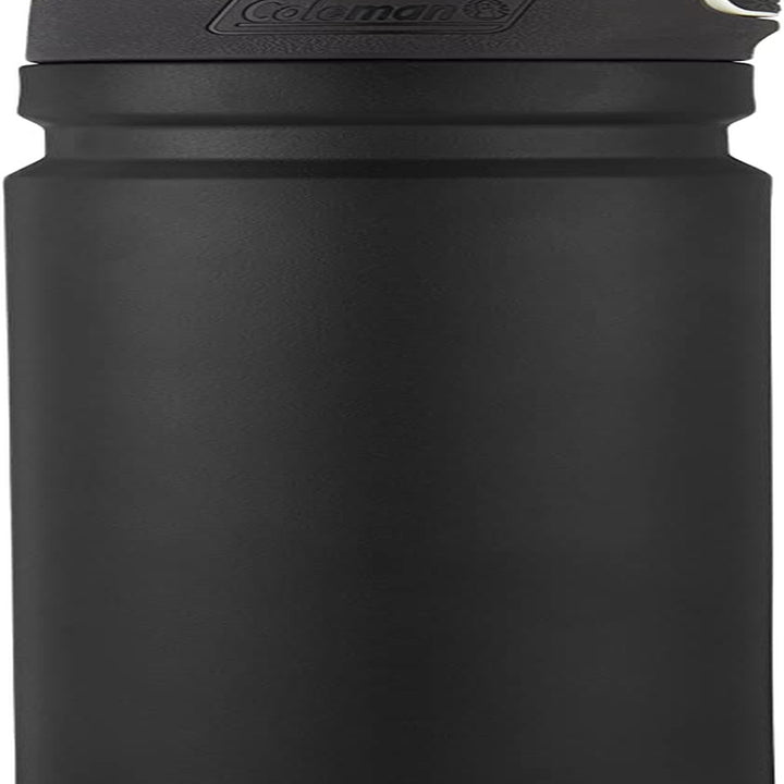 Autoseal Freeflow Stainless Steel Water Bottle, Black, 24Oz