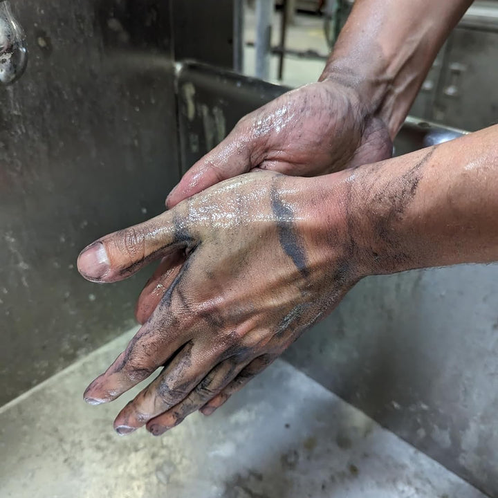 Permatex 25217 Pumice Lotion, Heavy Duty Hand Cleaner, Natural Citrus Scent, Waterless Cleaner for Mechanics, Strong Grease Fighter, 1/2 Gallon, Orange, 64 Fl Oz (Pack of 1)