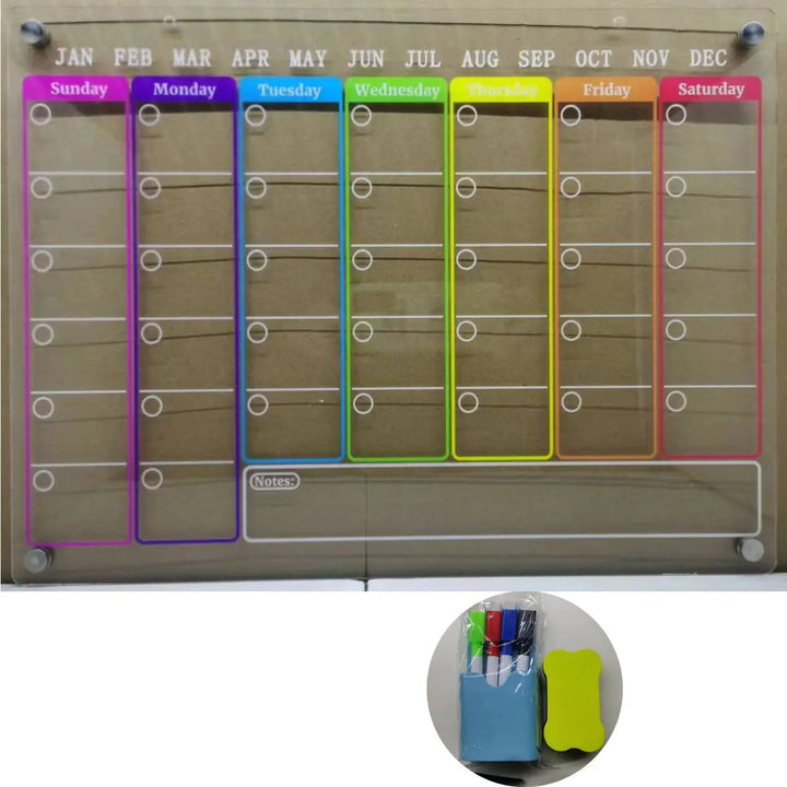 AITEE Magnetic Dry Erase Calendar for Refrigerator
