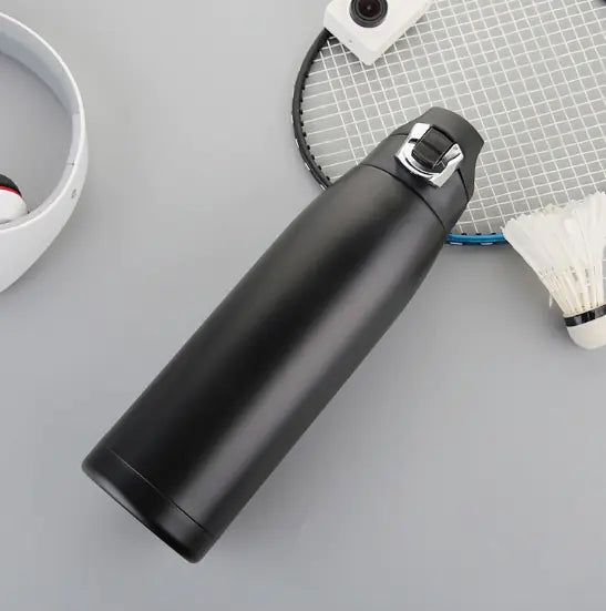 Vacuum Sports Water Bottle - Stainless Steel Insulated
