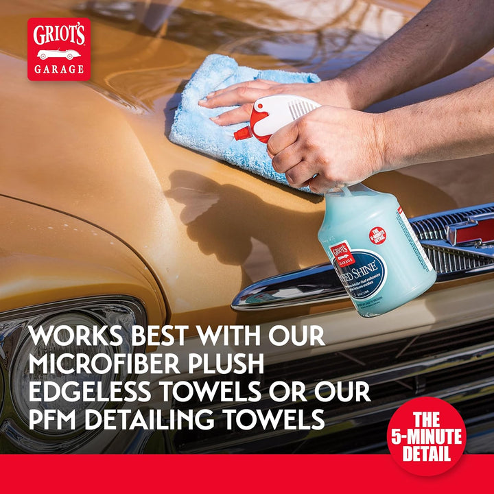 Speed Shine for Car Detailing, Quick Detailer for All Exterior Surfaces, Trim and Wheels, Provides a Glossy Finish, 11146, 35 Oz