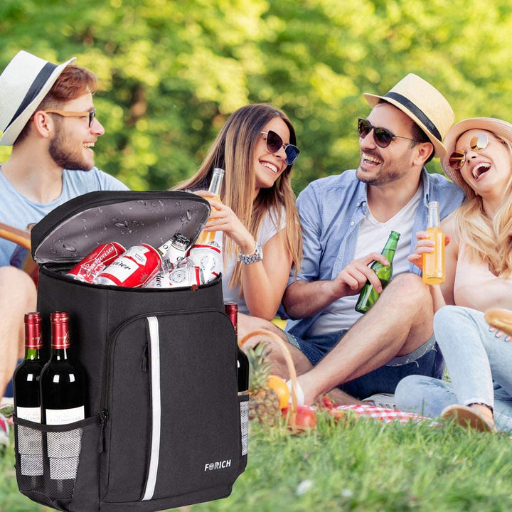 Backpack Cooler Leakproof Insulated Waterproof Backpack Cooler Bag, Lightweight Soft Beach Cooler Backpack for Men Women to Work Lunch Picnics Camping Hiking, 30 Cans