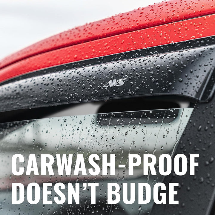 [] outside Mount Rain Guards for 2008 - 2020 Dodge Journey | Window Vent Visors, 4 Pcs. - Smoke | 94072