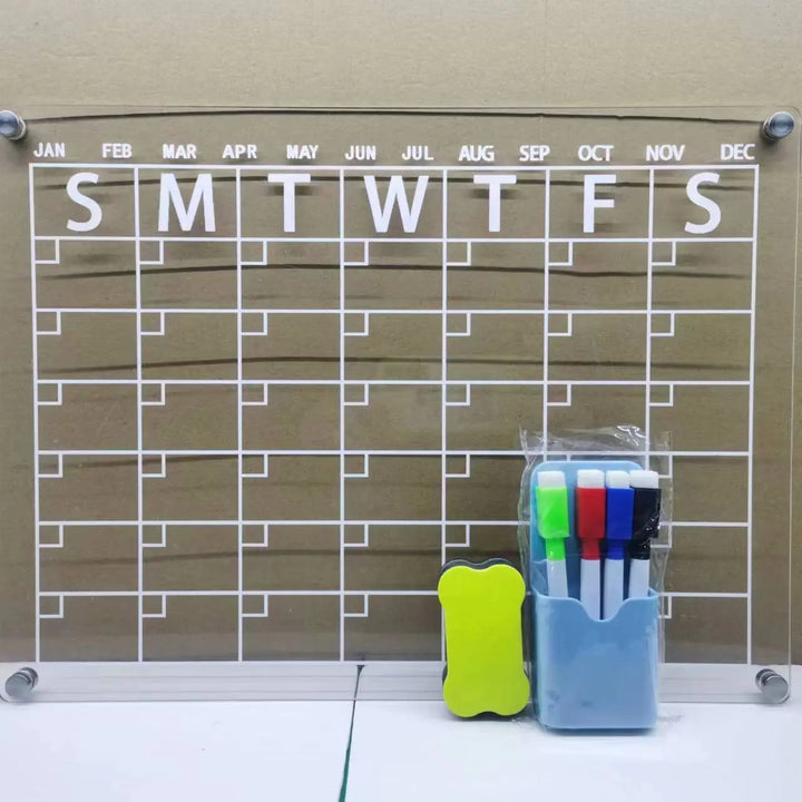 AITEE Magnetic Dry Erase Calendar for Refrigerator
