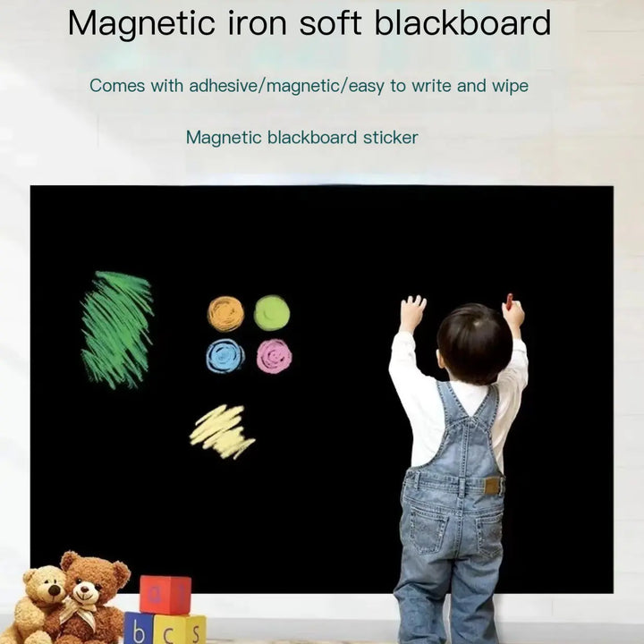 Magnetic Colorful Wall Stickers for Kids' Drawing