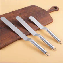 Curved Stainless Steel Cake Spatula