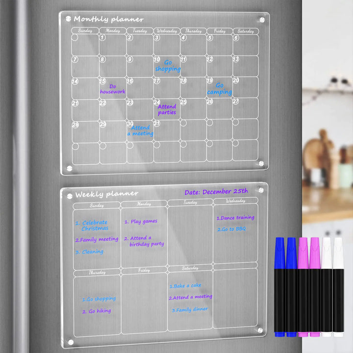 AITEE Magnetic Dry Erase Calendar for Refrigerator