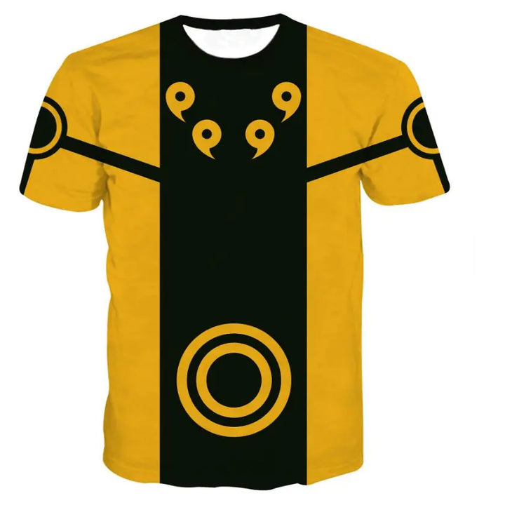 Fashionable Naruto Printed Short Sleeve Shirt