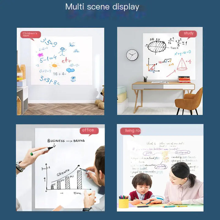 Removable Eco-Friendly Whiteboard Wall Stickers