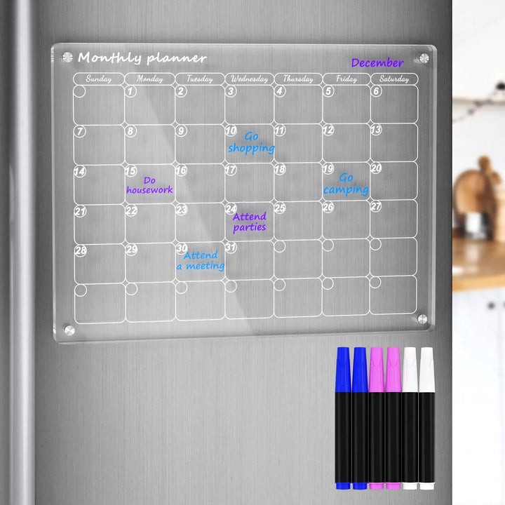 AITEE Magnetic Dry Erase Calendar for Refrigerator