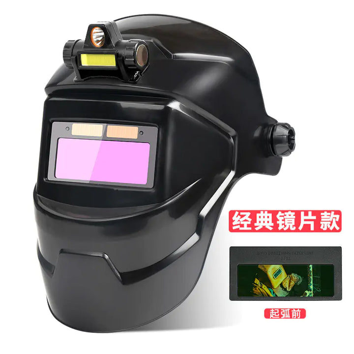Solar Auto-Dimming Welding Helmet for Arc Welding
