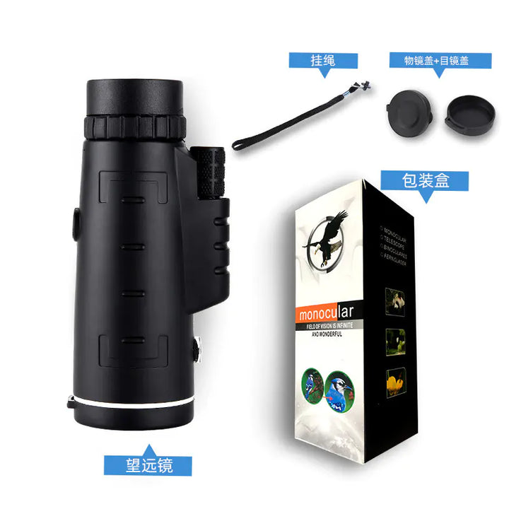 40X60 High-Power HD Monocular with Night Vision
