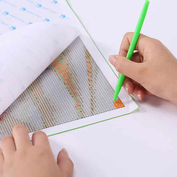 3D Diamond Painting of Rich Chrysanthemum Vase